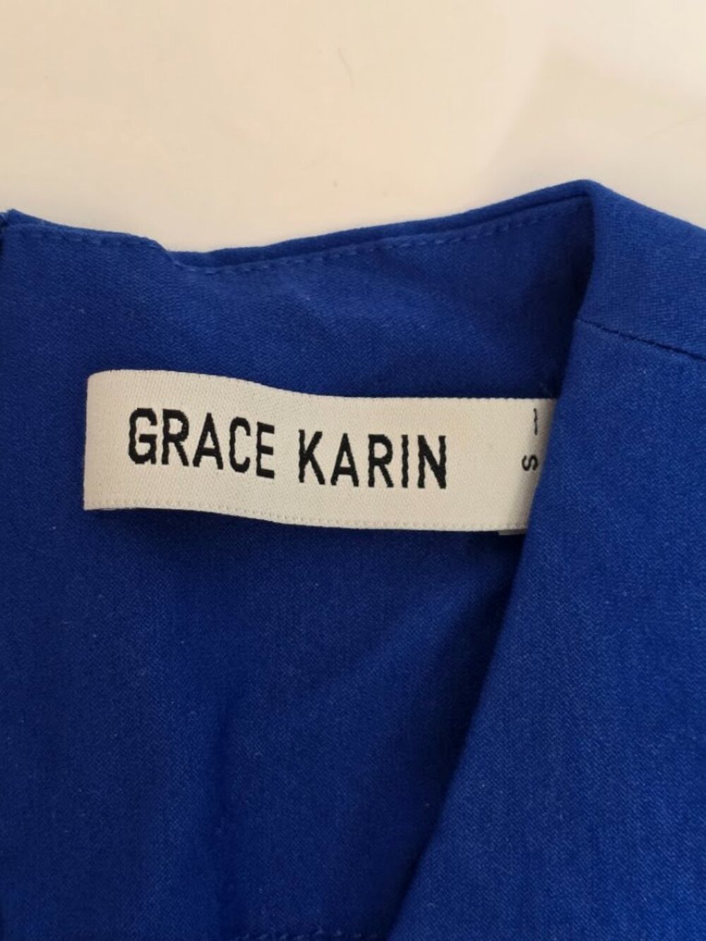 Vintage Grace Karin Royal Blue Bodycon Pencil Dress - Size Small - Picture 8 of 12